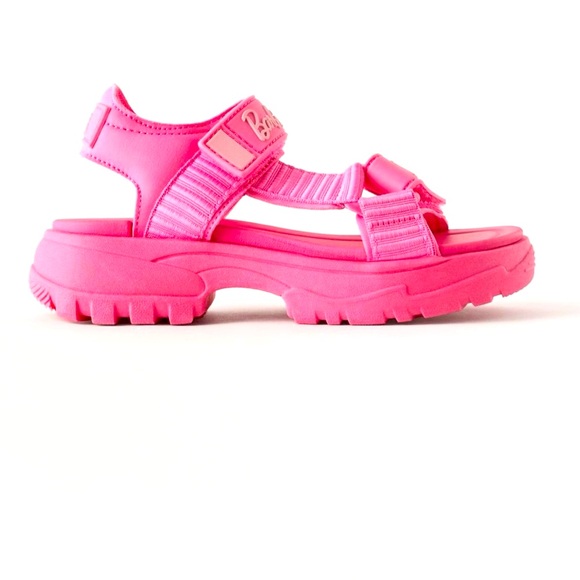 ZARA BARBIE technical chunky sole sandals - Picture 8 of 15